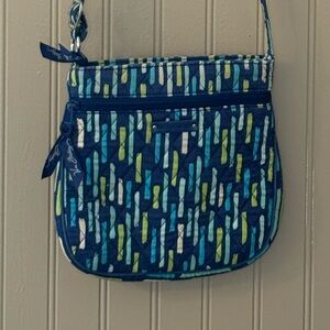 Vera Bradley Quilted Blue Crossbody Bag